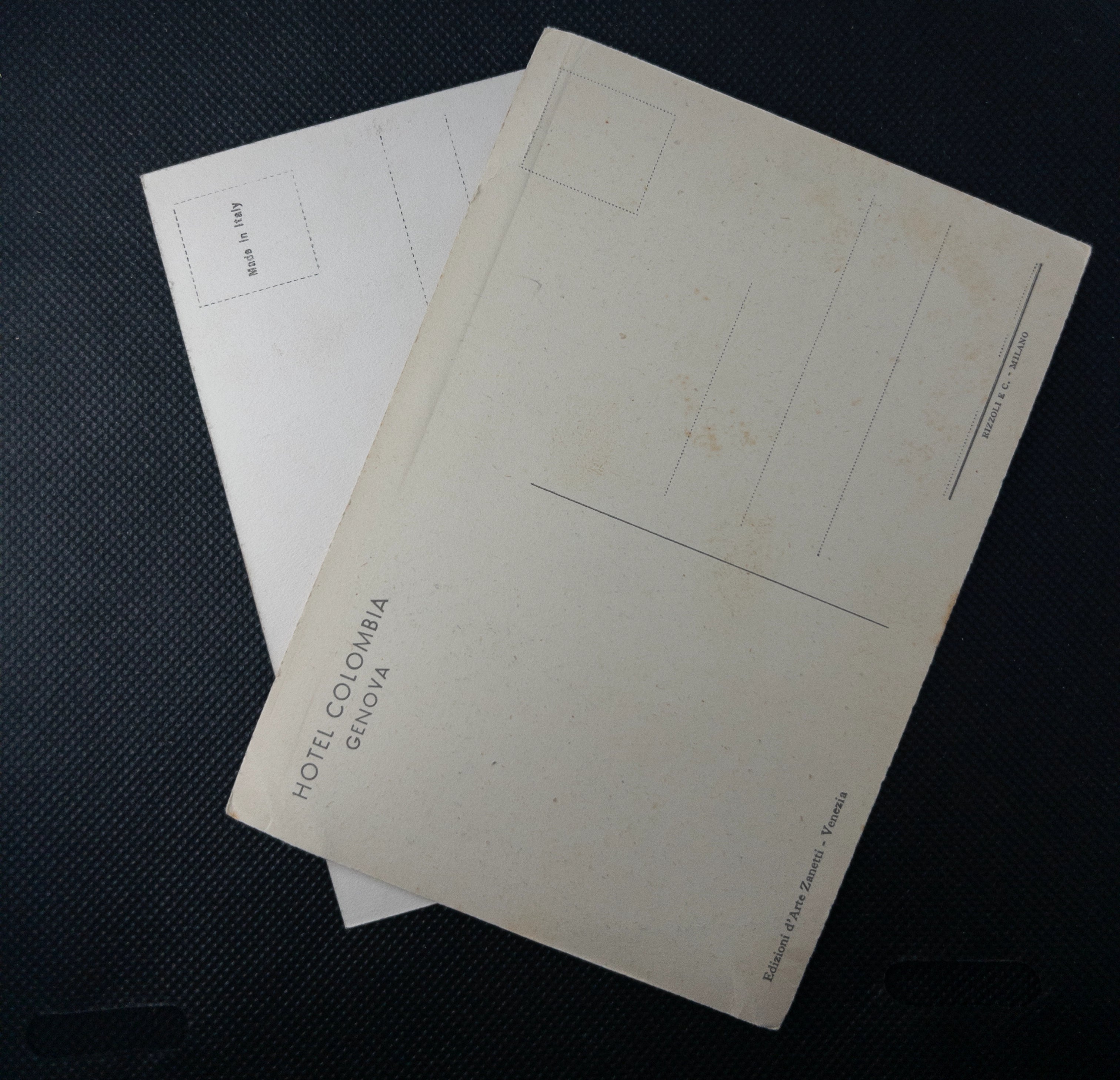 Старинные открытки Генуя (Genova), Италия — лот из 2 штук, начало XX века