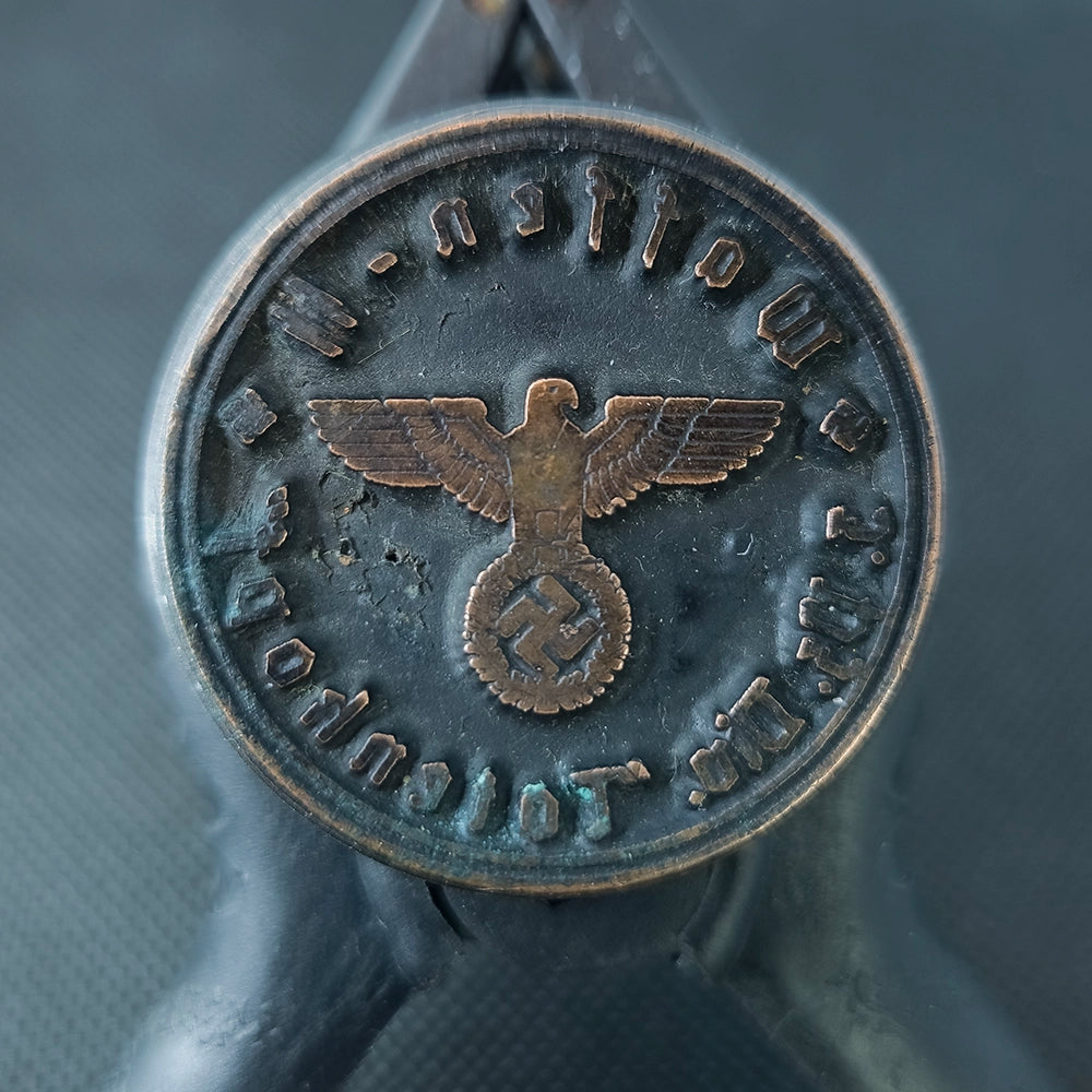 Старинная канцелярская печать с немецкой символикой, послевоенная копия (1945–1950-е)