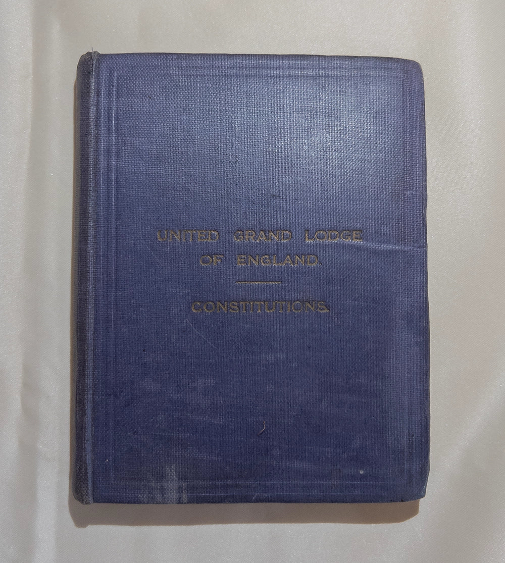 Масонская книга (уставы) “United Grand Lodge of England – Constitutions”