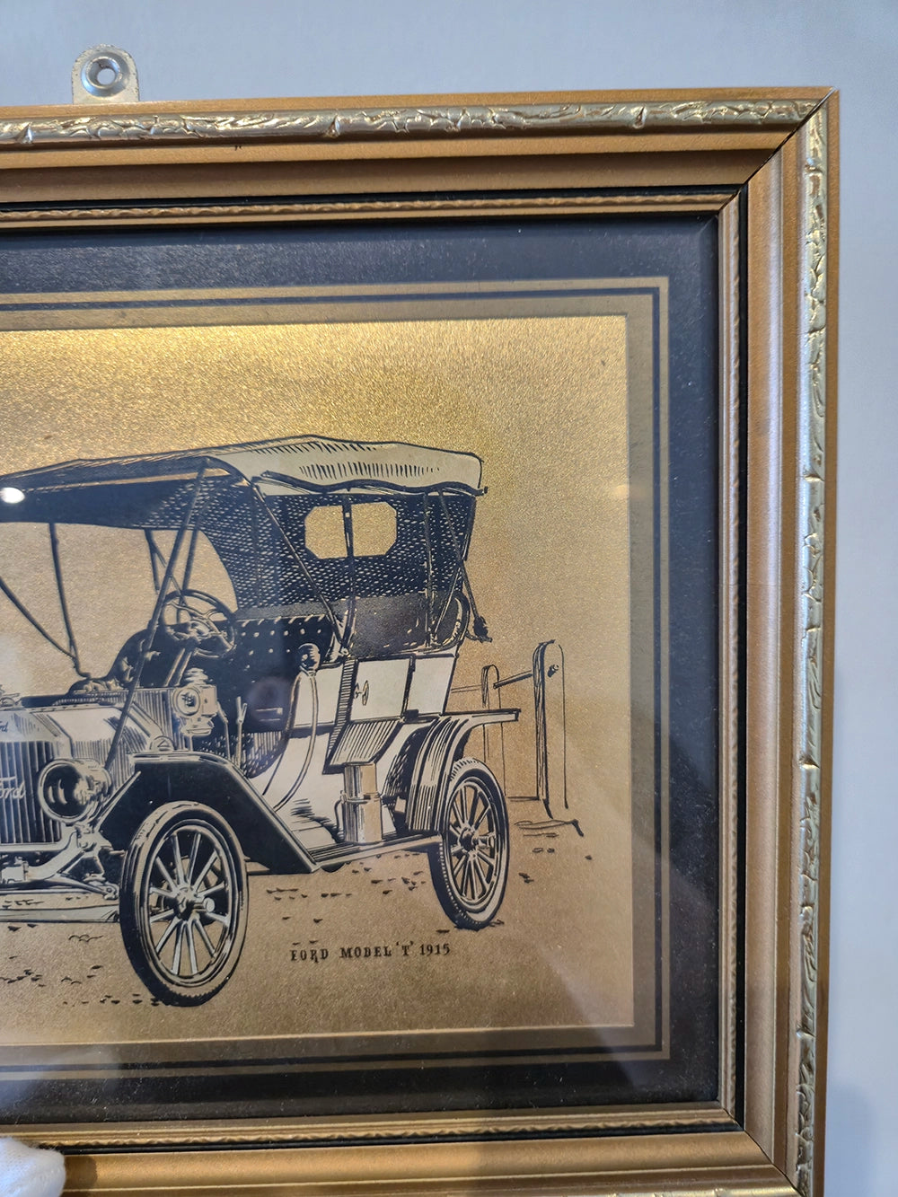 Винтажная декоративная литография «Ford Model T, 1915» в раме