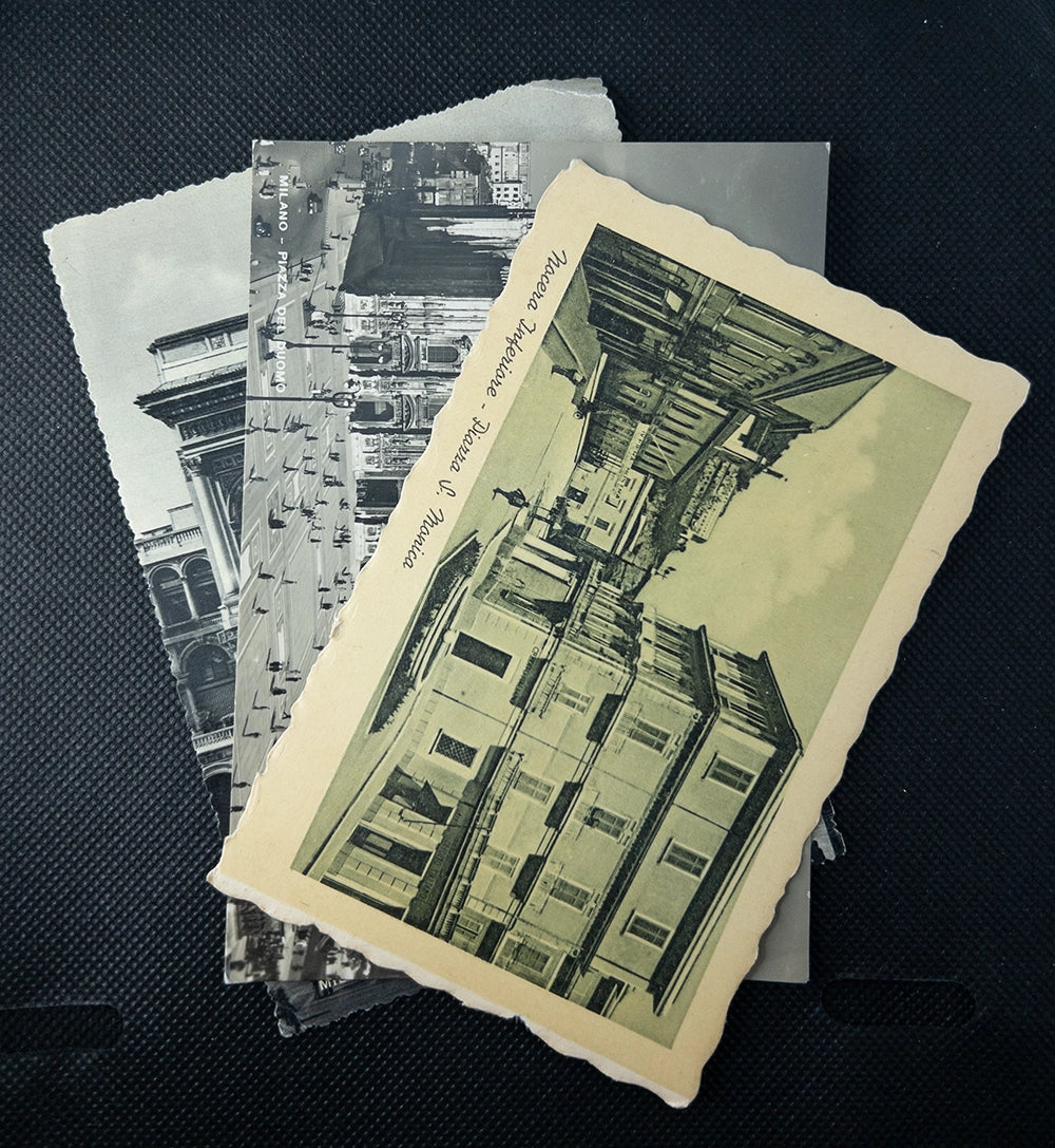 Старинные открытки Милан (Milano), Италия — лот из 3 штук, начало XX века