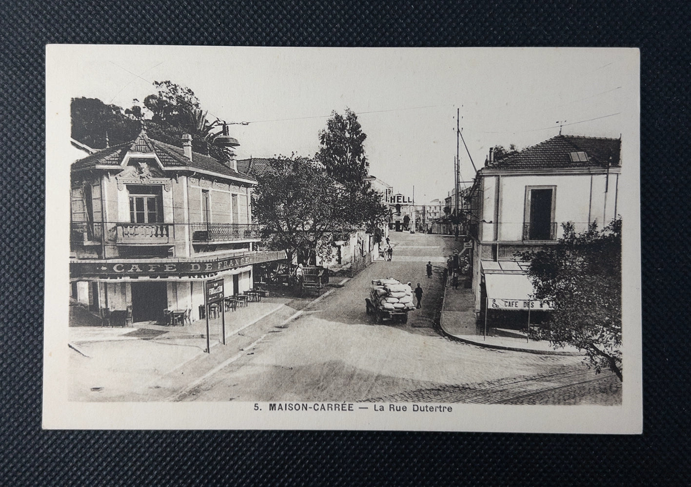 Лот старинных почтовых открыток Maison-Carrée, Франция (наводнение 1931 г.)