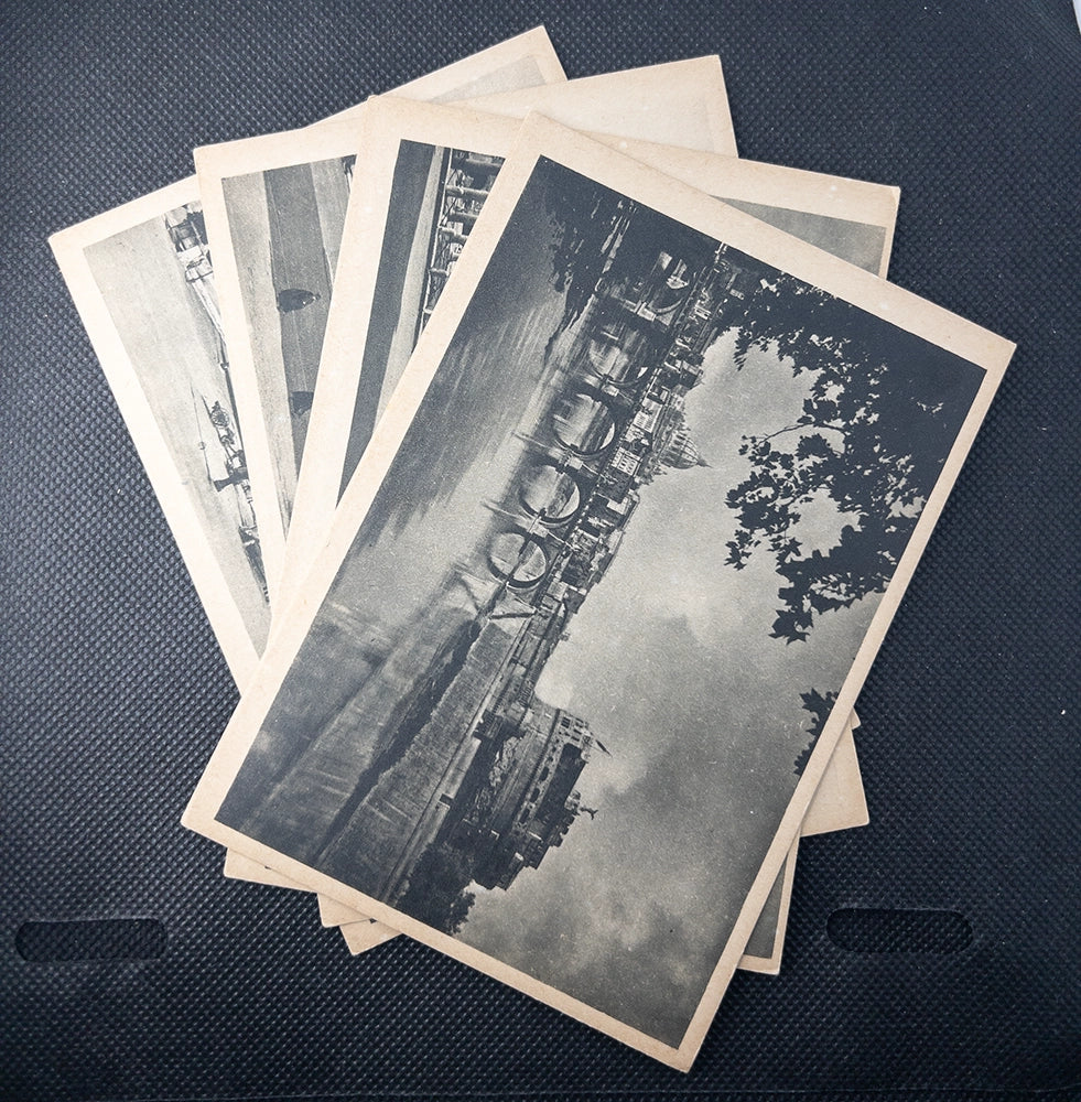 Старинные открытки Рим (Roma), Италия — лот из 4 штук, начало XX века