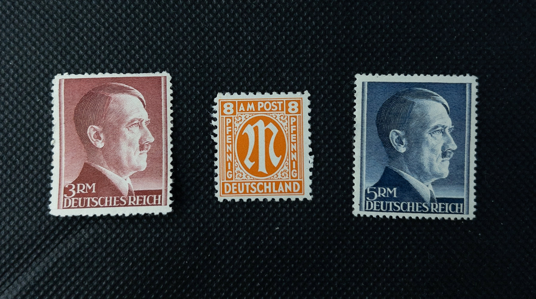 Исторические почтовые марки Германии — лот из 3 шт.