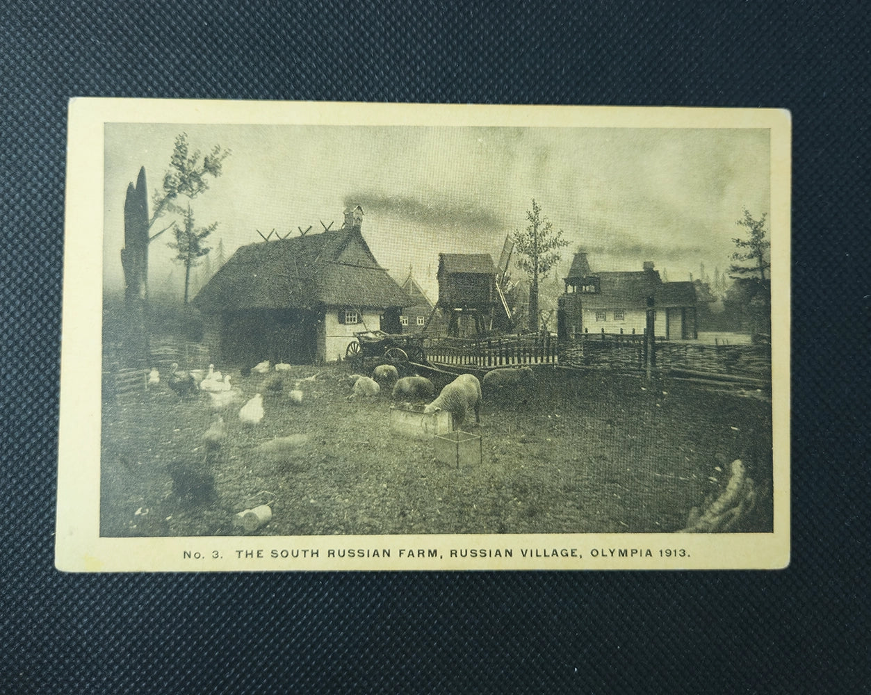 Лот оригинальных почтовых открыток «Russian Village», Олимпия, Лондон, 1913 г.