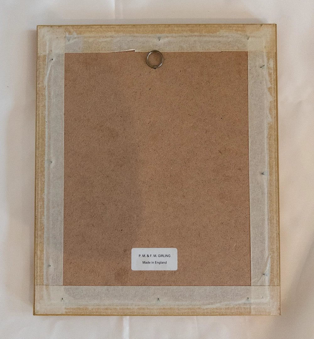 Винтажный постер про вино “Le Vin” в рамке