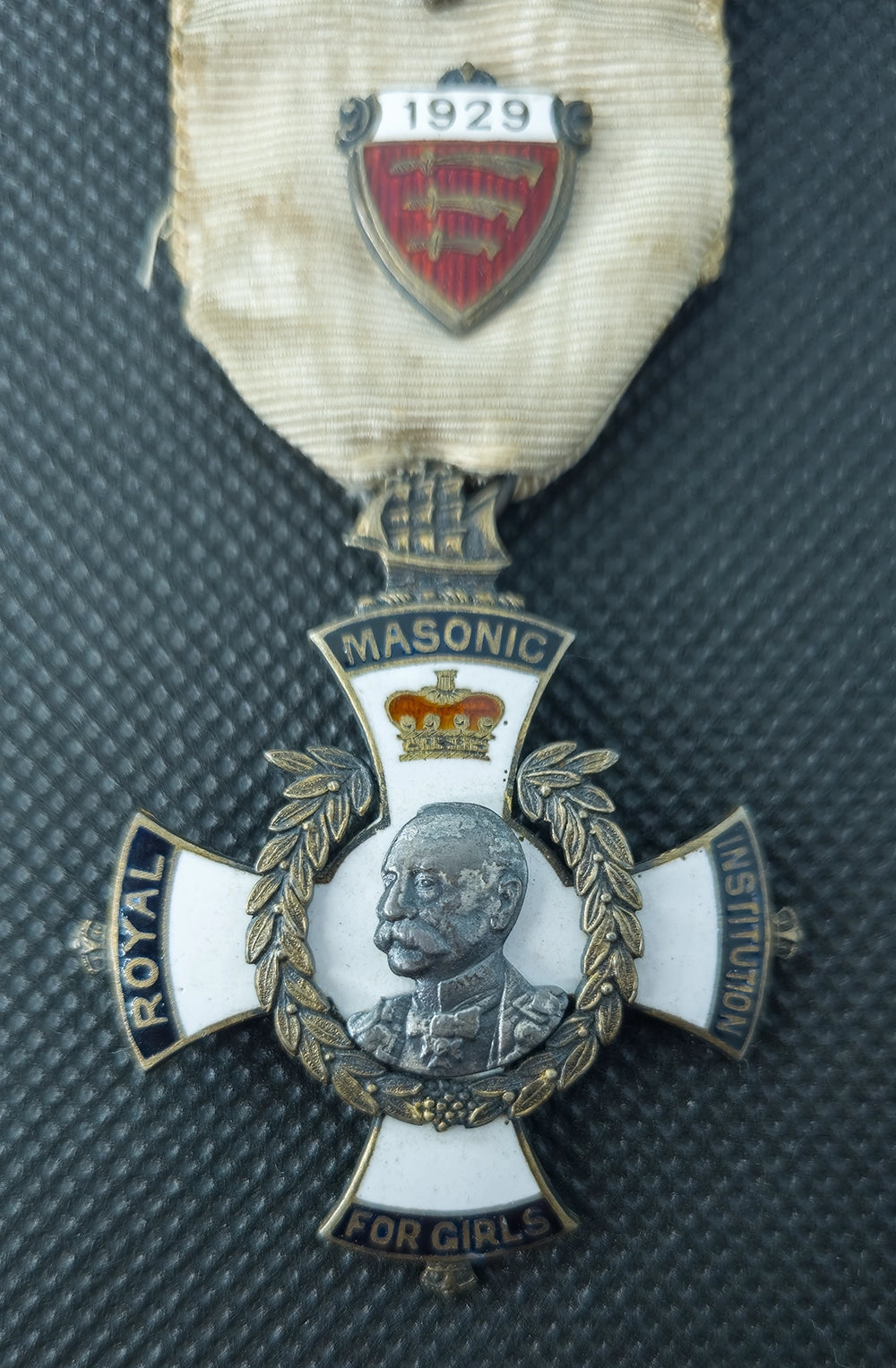 Редкая масонская медаль «Steward» (1929)