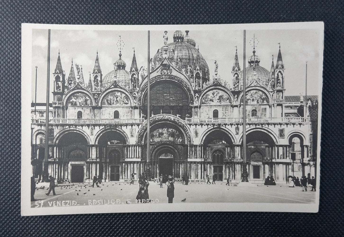 Лот из 2 старинных почтовых открыток из Венеции, Италия